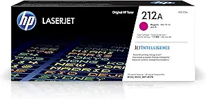 212A Magenta Toner Cartridge Printers | Works with Color LaserJet Enterprise M554, M555 Series; Color LaserJet Enterprise MFP M578 Series | W2123A