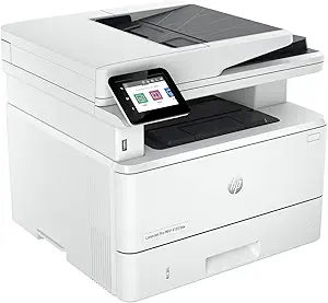 Laserjet Pro MFP 4101fdw Wireless Black & White All-in-One Laser Printer, Scanner, Copier, Fax, Best-for-Office (2Z619F)
