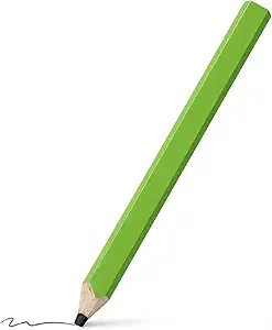 Neon Green Carpenter Pencils – Set of 4 High Visibility Woodworking Marking Pencils, Flat Anti-Roll Design for Construction, Carpentry, Framing & DIY Projects